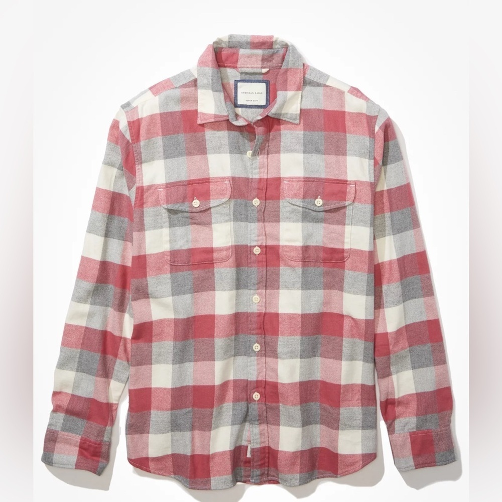 AE Super Soft Flannel Shirt Super soft and destined to be your next go-to